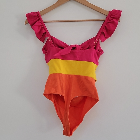 Double Knot Bodysuit With Ruffle - Picture 8 of 8